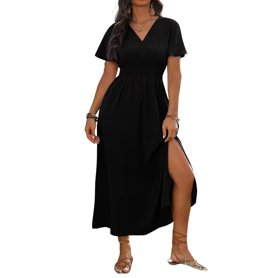 Belle™ Elegant Slit Midi Dress