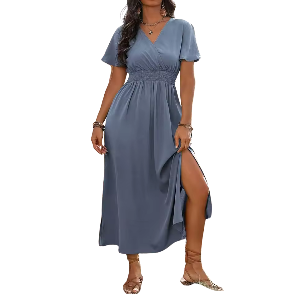 Belle™ Elegant Slit Midi Dress