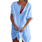 Nicole™ Oversized Cotton Blouse