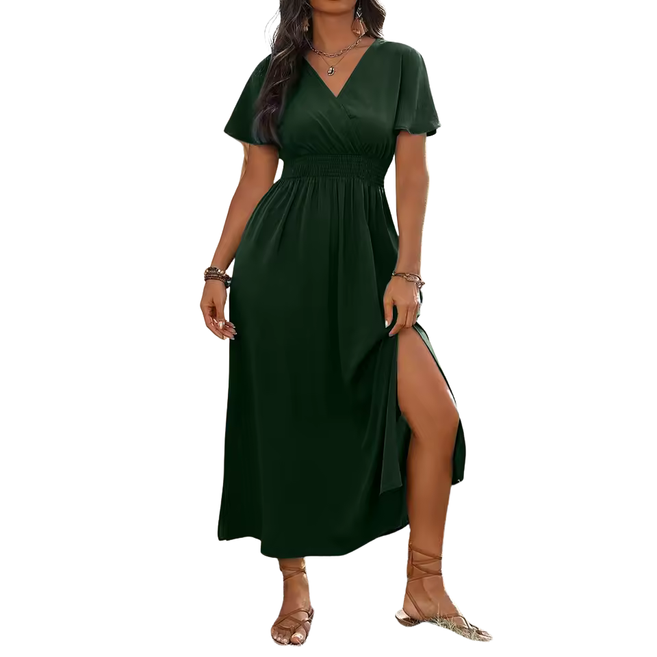 Belle™ Elegant Slit Midi Dress