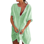 Nicole™ Oversized Cotton Blouse