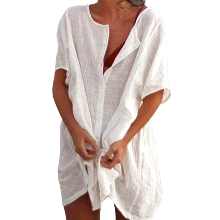 Nicole™ Oversized Cotton Blouse