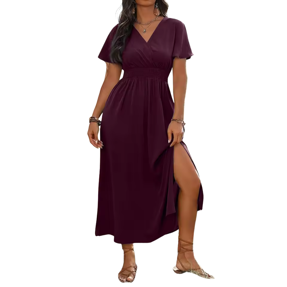 Belle™ Elegant Slit Midi Dress