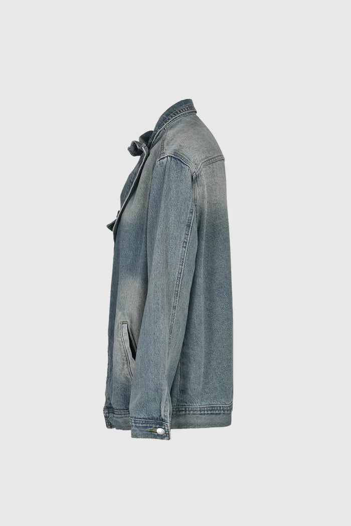 Rogue™ Oversized Asymmetric Denim Jacket