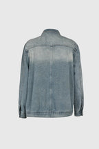 Rogue™ Oversized Asymmetric Denim Jacket