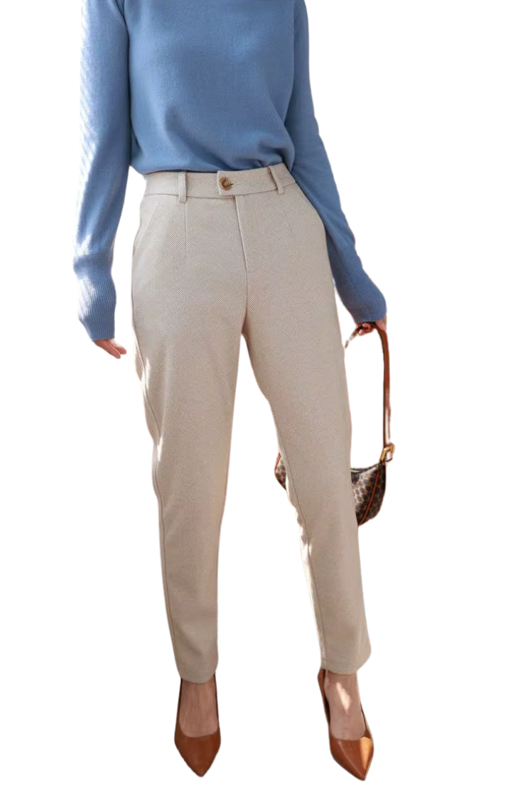Amelia™ Fitted Wool Pants