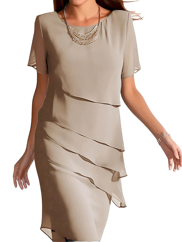 Mabelle™ Chiffon Midi Dress