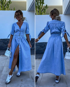 Sienna™ Denim Midi Dress