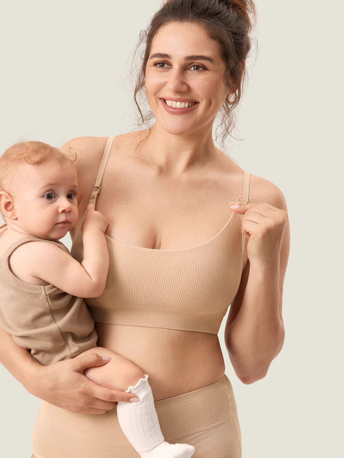NurtureLatch™ One-Hand Nursing Bra