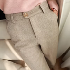 Amelia™ Fitted Wool Pants