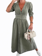 Sienna™ Denim Midi Dress