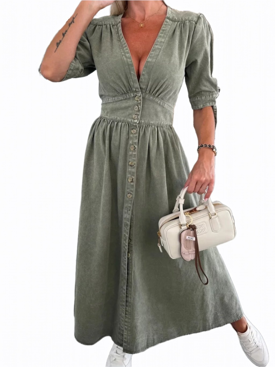 Sienna™ Denim Midi Dress