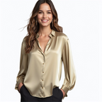 Amara™ Chic Satin Blouse