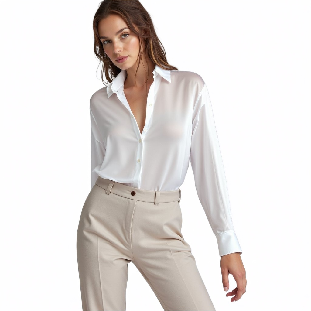 Amara™ Chic Satin Blouse