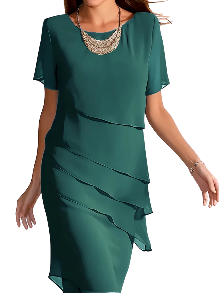 Mabelle™ Chiffon Midi Dress