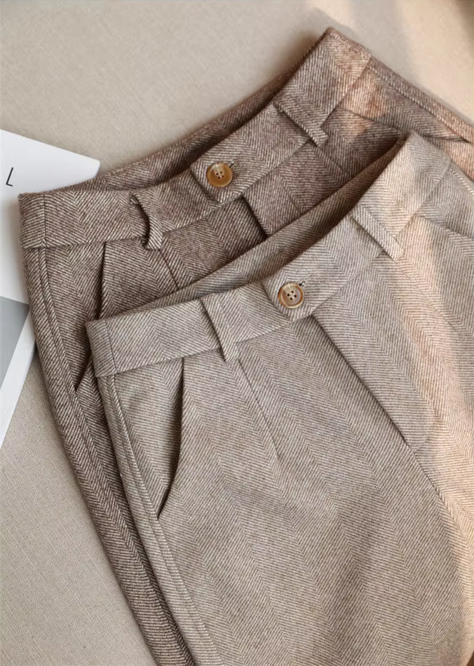 Amelia™ Fitted Wool Pants