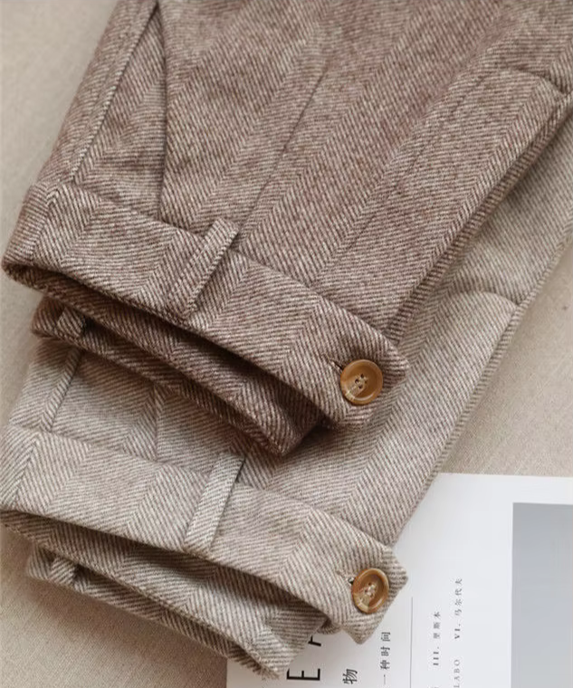 Amelia™ Fitted Wool Pants