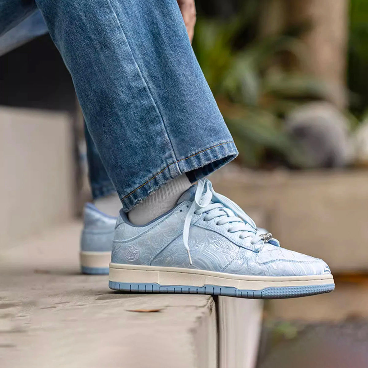 Ukiyo-e inspired Silk Sneakers