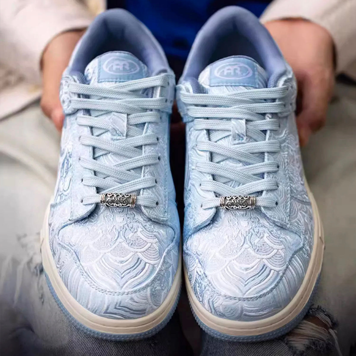 Ukiyo-e inspired Silk Sneakers