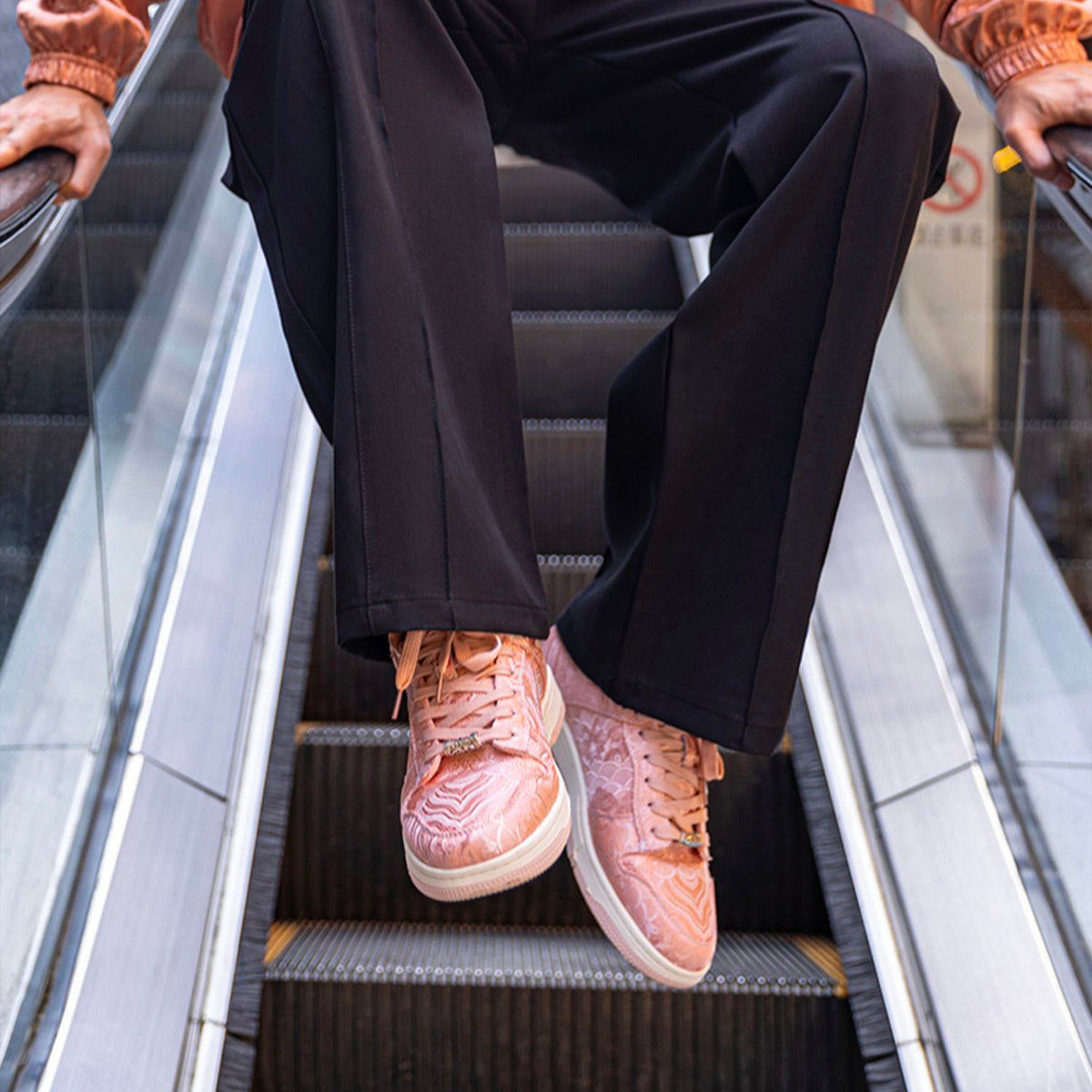 Ukiyo-e inspired Silk Sneakers