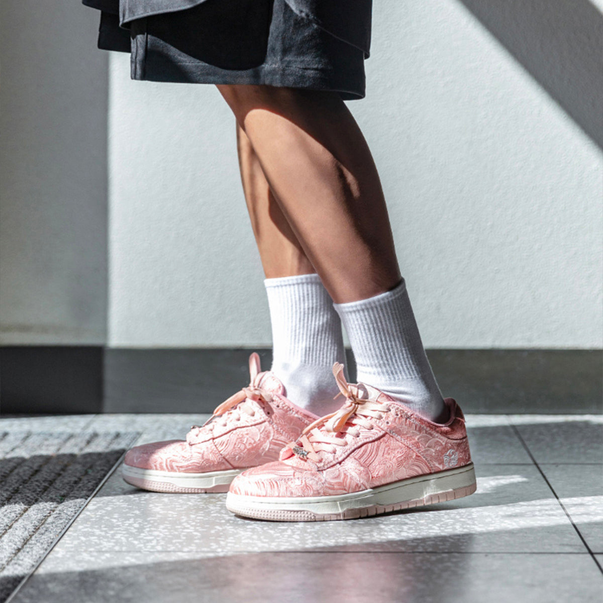 Ukiyo-e inspired Silk Sneakers