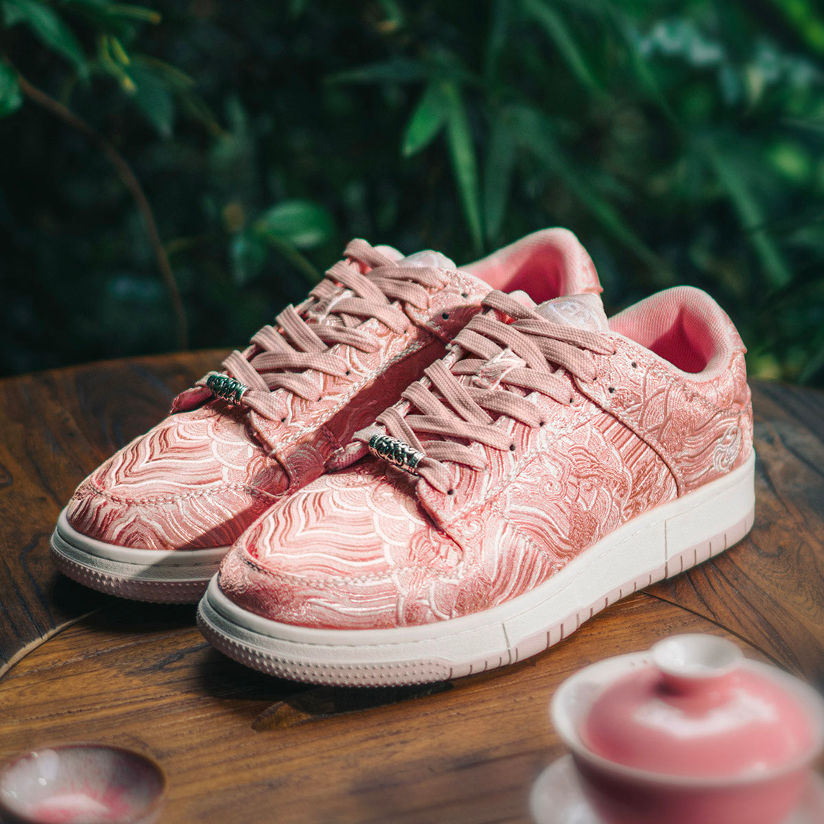 Ukiyo-e inspired Silk Sneakers