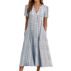 Jenna™ Elegant Summer Midi Dress