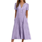 Jenna™ Elegant Summer Midi Dress