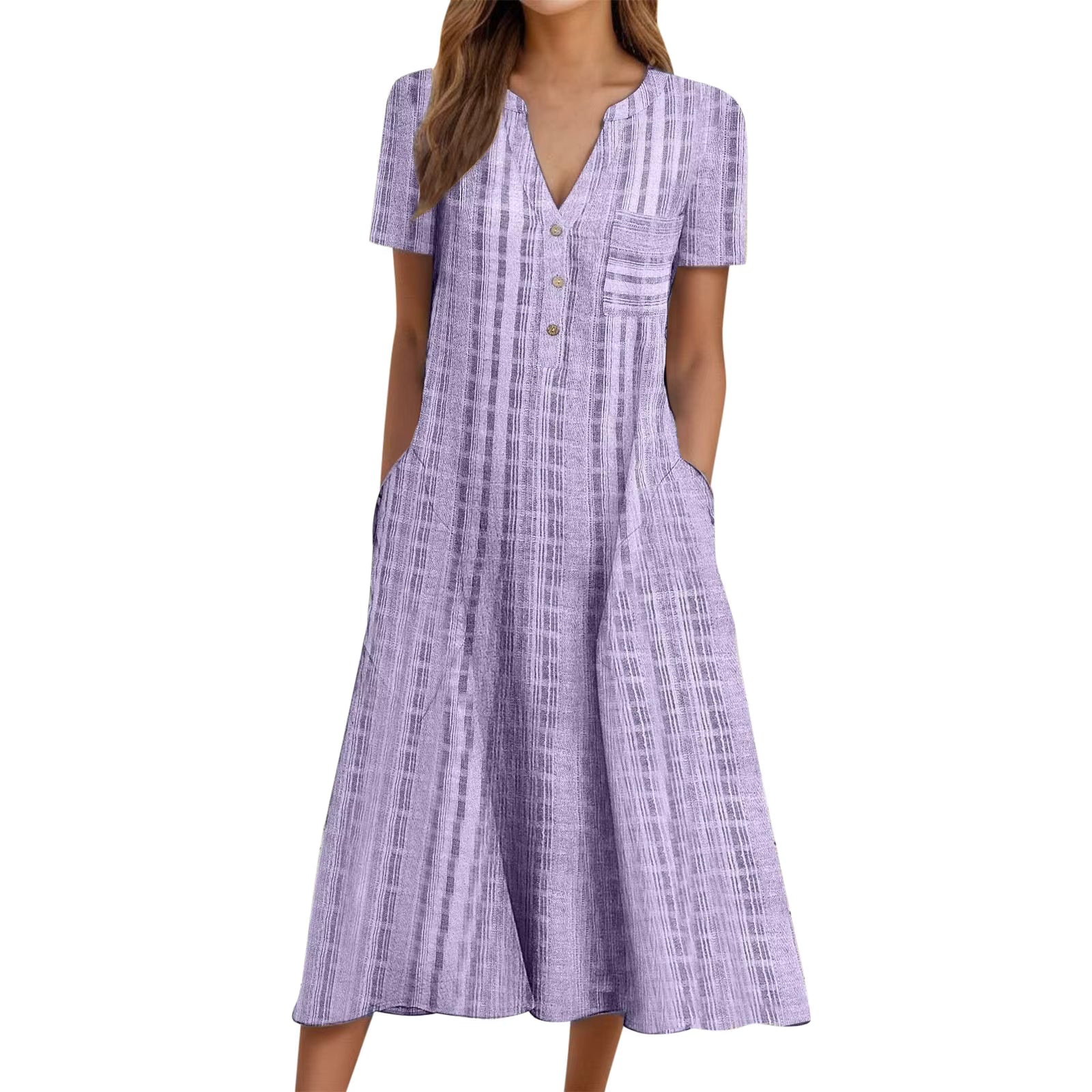 Jenna™ Elegant Summer Midi Dress