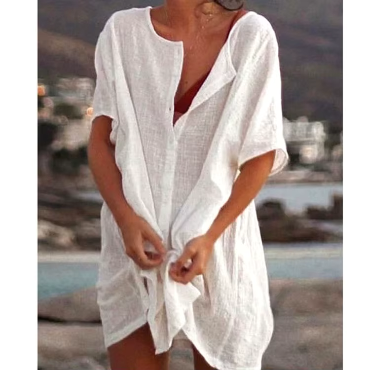 Nicole™ Oversized Cotton Blouse