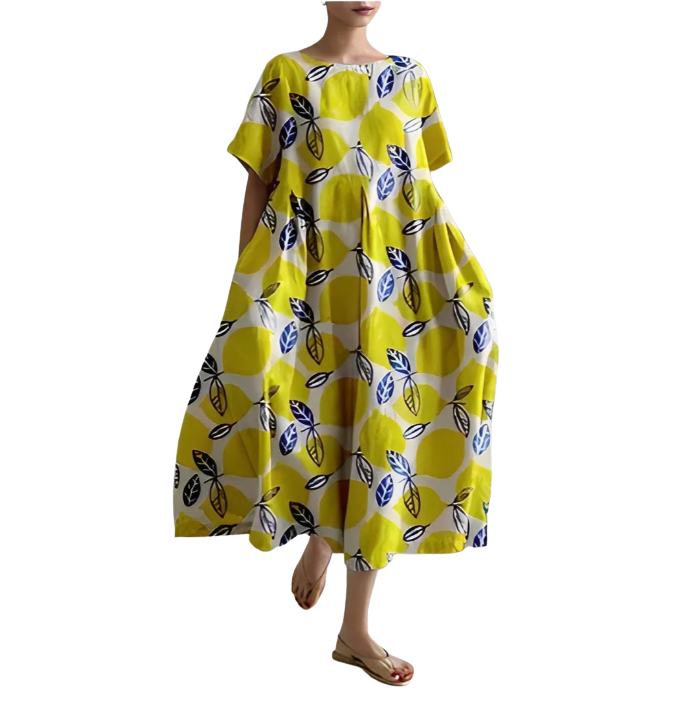 Alessia™ Comfortable Floral Midi Dress
