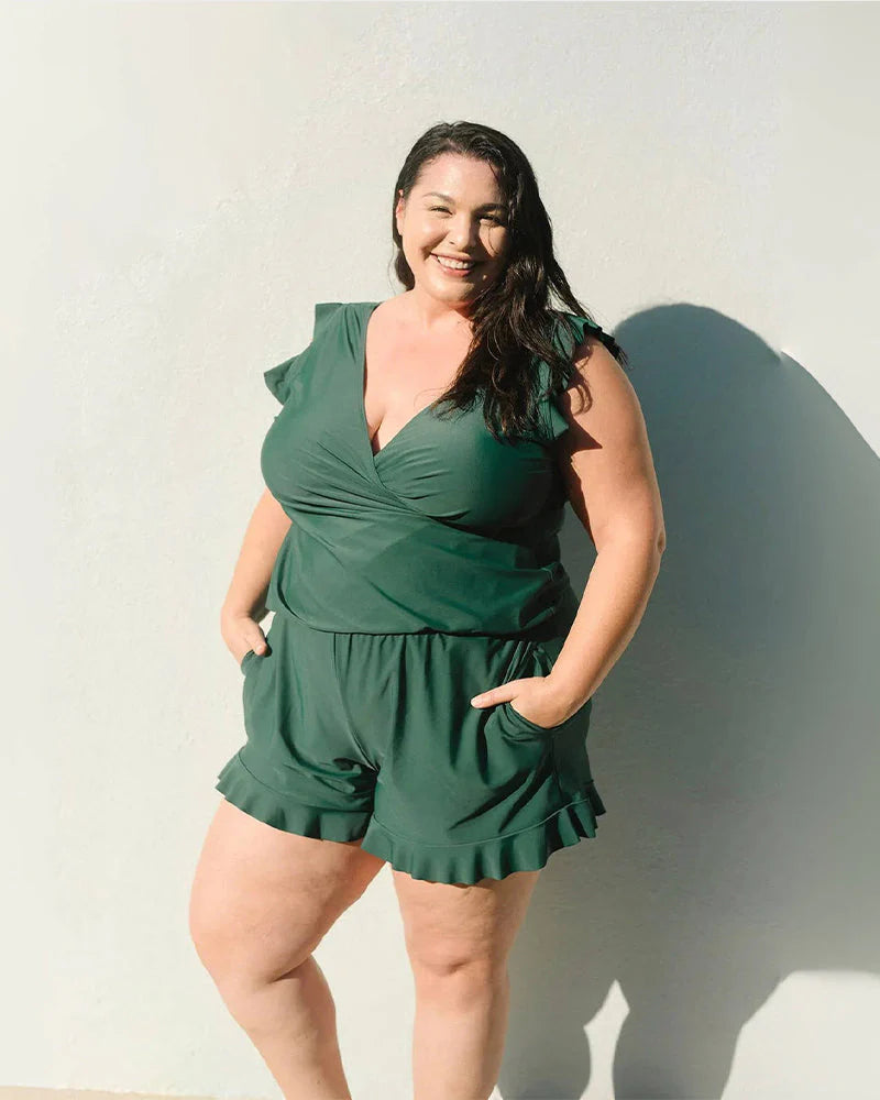 CurveFidence™ Built-in Bra Swimsuit