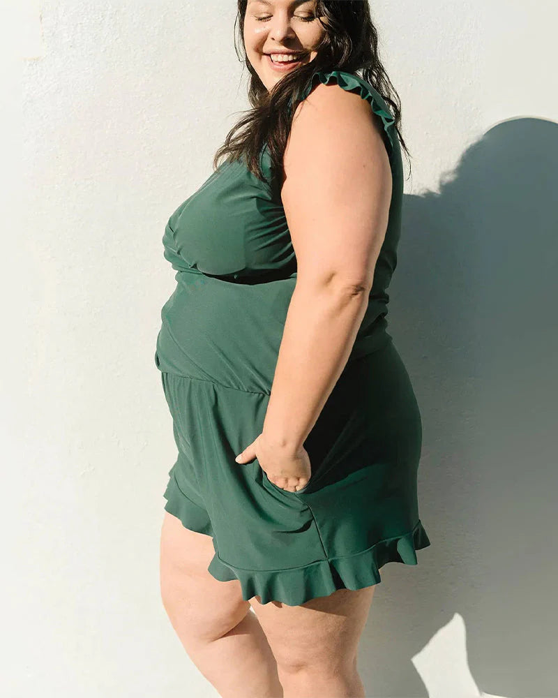 CurveFidence™ Built-in Bra Swimsuit