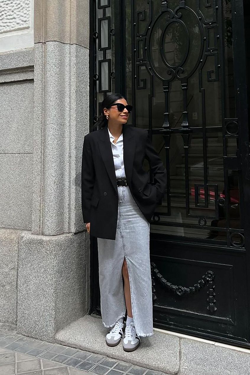 Charlotte™ Refined Denim Skirt