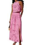 Valencia™ Patterned Maxi Dress Set